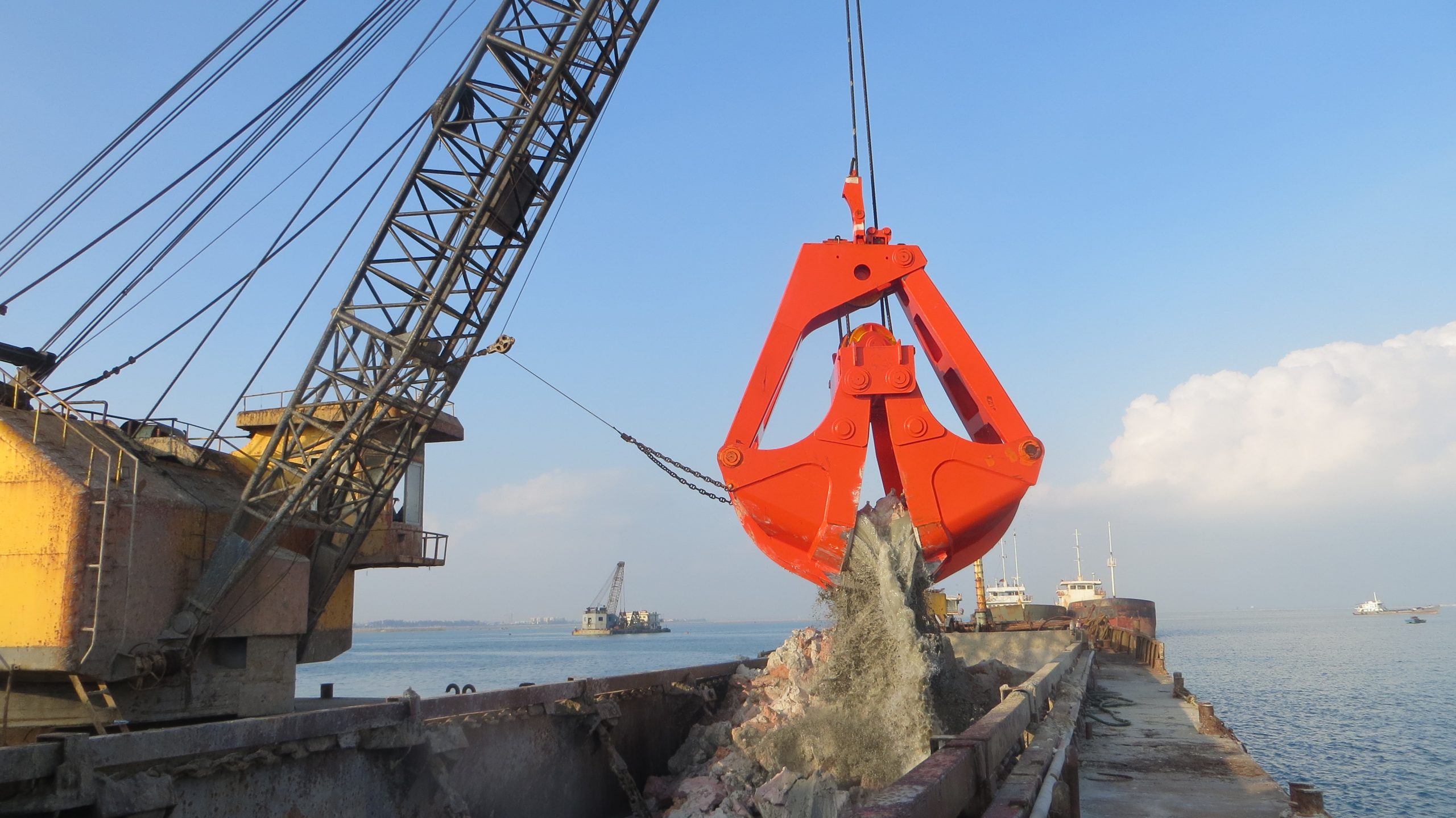 Dredging 2Rope Clamshell Grab Shanghai Janus Grab